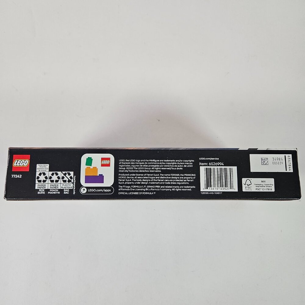 Lego F1 Ferrari SF-24 Speed Champions 77242 Race Car New In Box Limited Edition - Picture 7 of 7